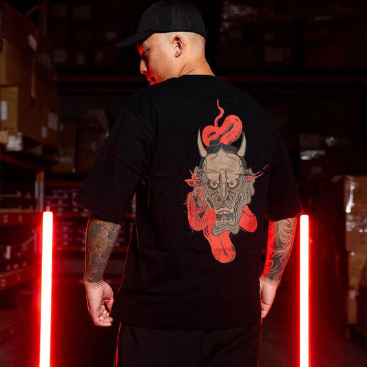 Hannya x Xà Vương | Áo Thun Oversize